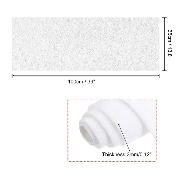 Artificial Grass Mat 13.8" x 39" White Realistic Fake Turf Bed Bath & Beyond 36000313